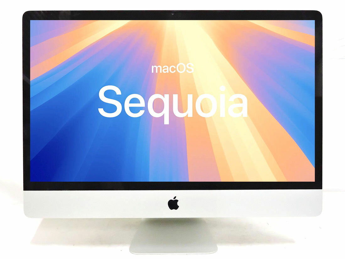 ゲーミングPC 良品 4K対応 21.5インチ液晶一体型 Apple iMac A2116 (Retina 2019) macOS 15 Sequoia 高性能 第8世代Core i5-8500 /メモリ-16GB /爆速新品512GB-SSD +28GB-SSD /Radeon Pro 560X /カメラ 無線 デスクトップ 中古パソコン 中古PC 送料無料 あす楽対応 即日発送