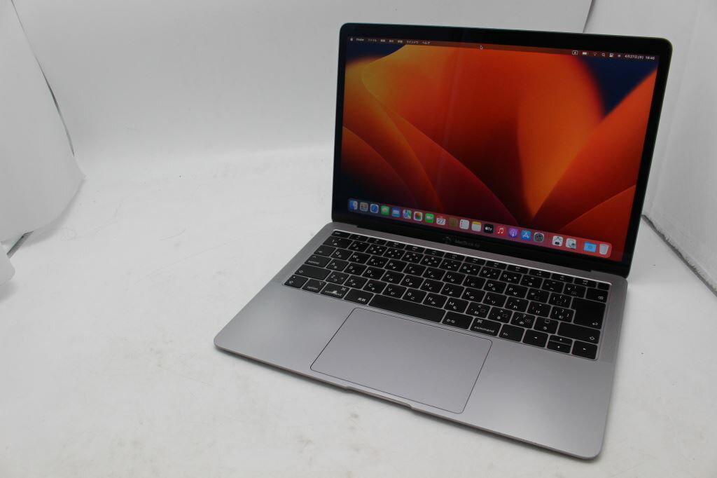 送料無料 あす楽対応 即日発送 中古 2K対応 13.3インチ Apple MacBook Air A1932 (Late-2018) macOS Ventura 13.0(正規版Windows11追加可能) 高性能 八世代Core i5-8210Y 16GB 爆速NVMe式256GB-SSD カメラ リカバリ 【ノートパソコン 中古パソコン 中古PC】