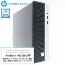 Hewlett-Packard ProDesk 400 G6 SFF【Core i5 9500/8GB(DDR4)/M.2SSD128+HDD500GBWin10-64bit/DVDマルチ】【中古】【送料無料】 その1