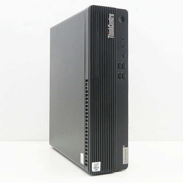 商品の特徴 ★第10世代Core i5プロセッサー ★Windows11Pro-64bitインストール済み ★SSD 256GB(M.2/NVMe) + HDD 500GB 主な仕様 商品形態 中古品 メーカー LENOVO 型番 ThinkCenter M90s Small スモールデスクトップ CPU 第10世代 Intel Core i5-10500 6コア12スレッド クロック数 3.10GHz（最大：4.50GHz） メモリ 8GB（空きスロット×3） ストレージ SSD 256GB(M.2/NVMe) HDD 500GB（3.5インチ） インターフェース USB 3.1 USB 3.1 Type-C DisplayPort LANポート CDドライブ DVDマルチドライブ(DVD-RW / CD-RW) グラフィックス Intel UHD Graphics 630(CPU内蔵) OS Windows 11 Pro 64bit 付属品 ・電源ケーブル ※記載の無いものは付属いたしません。 状態 ・破損箇所等ありません ・中古商品となりますので、多少のシール跡や擦れ、キズなど使用感があります ご注意 中古機になりますので、神経質な方のご購入はご遠慮ください。 写真に写らない傷などがある場合がございます。 その他 officeソフトの付属はございません。 リカバリーディスクの付属はございません。 ※ツールの使い方のサポートは行っておりません。