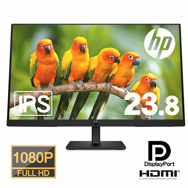 HP P24h G5 23.8インチ モニター（2024年製）液晶ディスプレイ FullHD / IPS / スピーカー内蔵【中古/送料無料】※沖縄、離島を除く