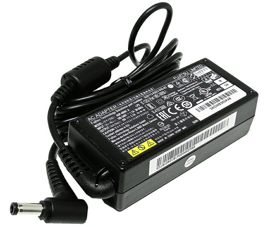 純正新品 富士通 ACアダプタ ADP-40HH A 充電器40W 19V 2.1A 電源ケーブルを付属