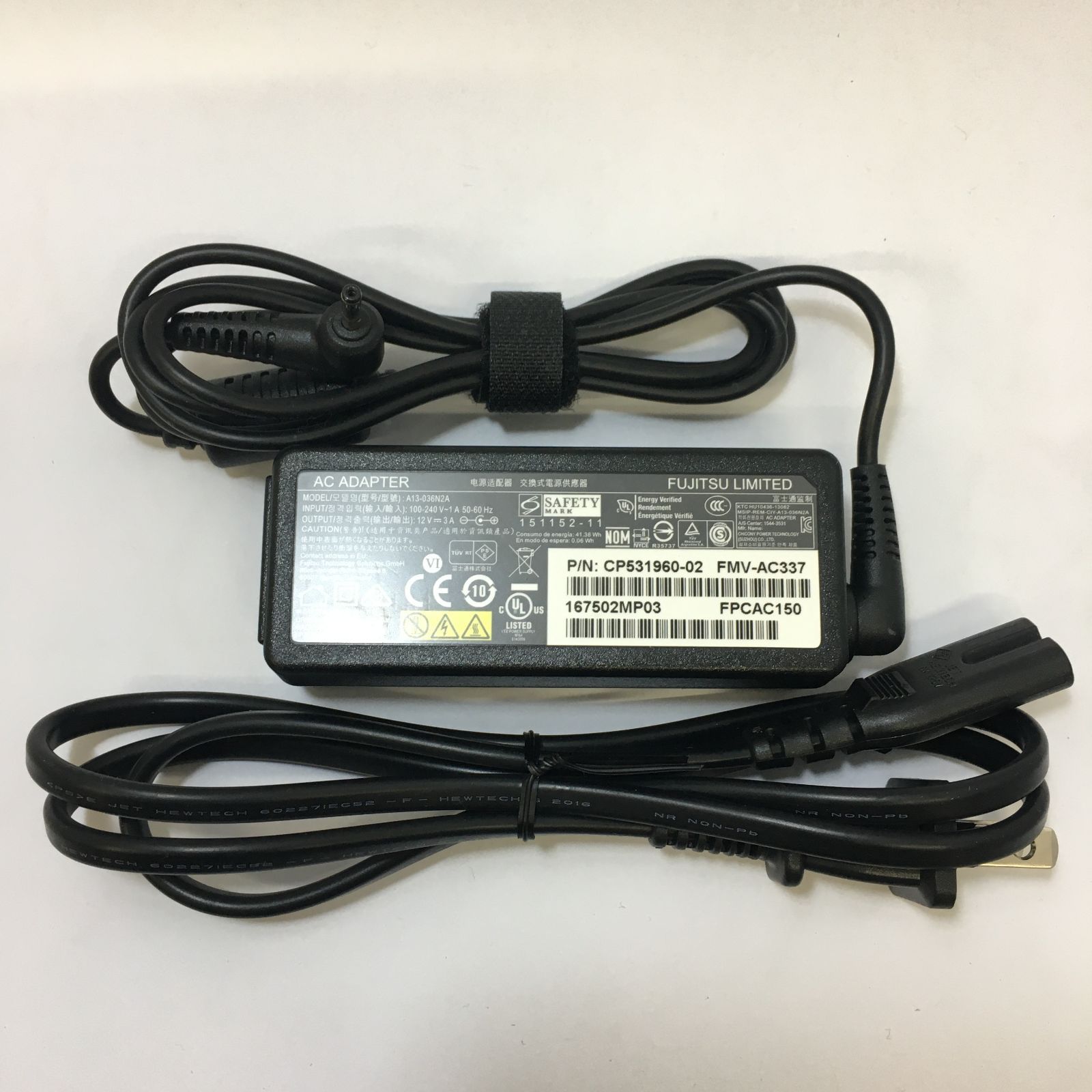 【新品】【速達送料無料】純正 ACアダプター FMV-AC325A FPCAC62W P/N CP360065-01 09651499C 富士通