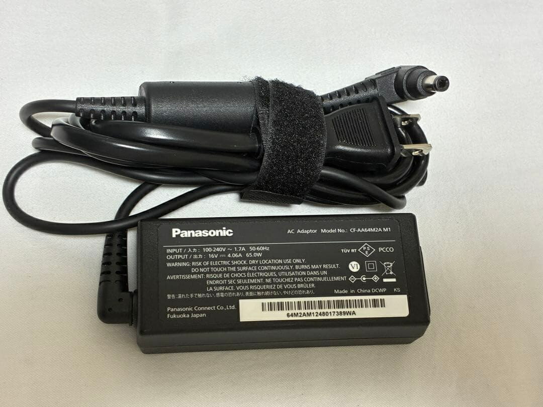 Rakuten - 【中古】純正 パナソニック ACアダプター CF-AA65M2A M1 電源ケーブル付属