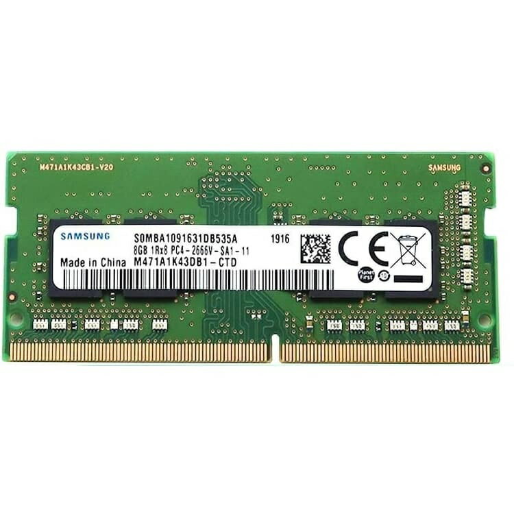 樂天商城 - SAMSUNG サムスン純正 M471A1K43DB1-CTD ノートPC用 8GBメモリ PC4-21300 DDR4-2666 260pin SO-DIMM