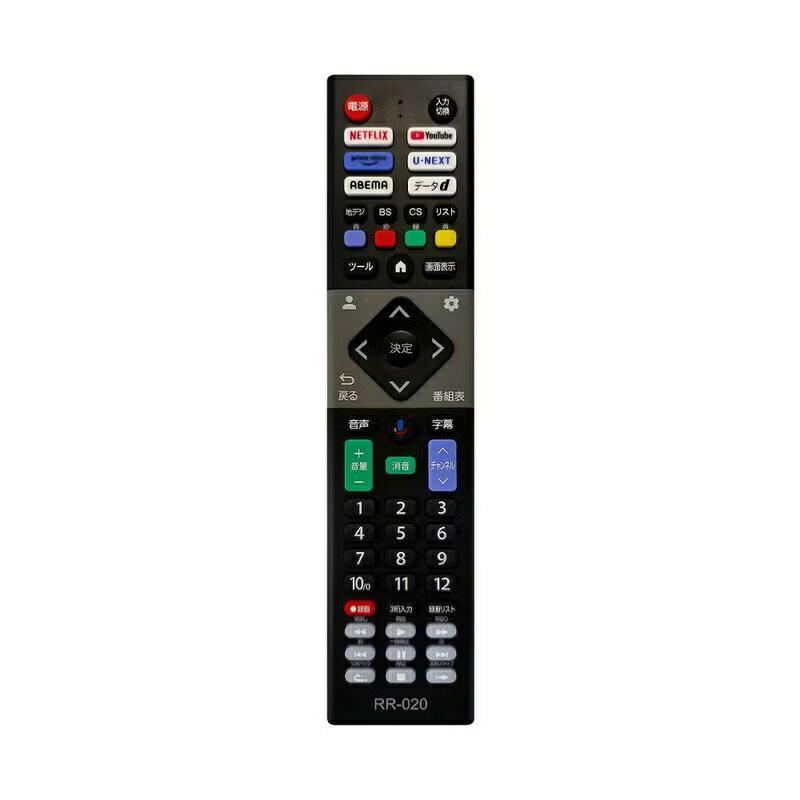 乐天商城 - 純正新品 ドウシシャ RR-020 510812 テレビリモコン WH240826A/ROH