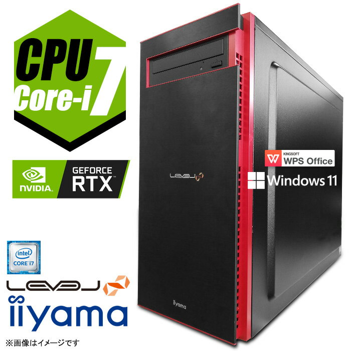 【最終値下げ】iiyama LEVEL-J ブラック/レッド デスクトップPC 楽天市場】iiyama PC（シリーズLEVEL∞（iiyama））（デスクトップPC
