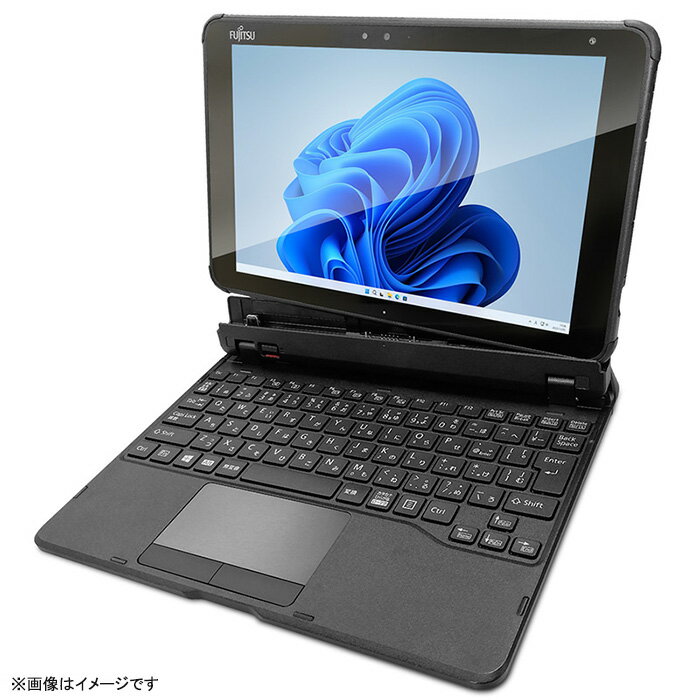 富士通 10.1型 タブレットPC ARROWS TAB Q5010 キーボード付 最新 Windows11 第九世代 Celeron メモリ4GB eMMC64GB 無線LAN Webカメラ タイプC Type-C USB3.0 Bluetooth ドッキングステーション アローズタブ ウィンドウズタブレット WindowsTablet 10.1インチ 中古 - Image 3