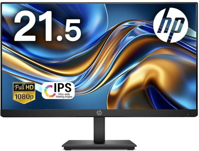 HP ProDisplay 21.5インチワイドIPS モニター P224/フルHD（1920x1080）/HDMI、VGA、DisplayPort/VESA規格/スリムベゼル/フリッカーフリー/ブルーライト軽減/HDMI搭載モニター/Switch PS対応(再生中古品) 1