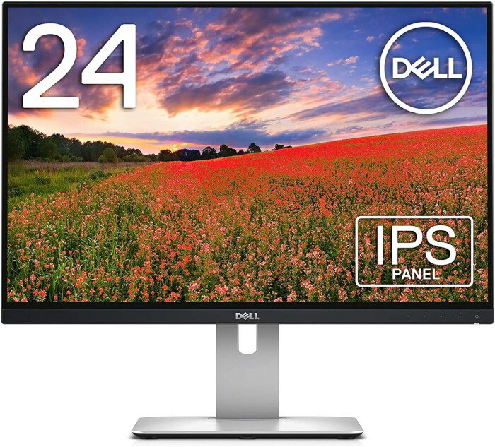 Dell モニター 16:10 24インチ U2415/広視野角/フレームレス/WUXGA/IPS非光沢/フリッカーフリー/DP,mDP,HDMIx2/高さ…