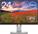 Dell モニター 16:10 24インチ U2415/広視野角/フレームレス/WUXGA/IPS非光沢/フリッカーフリー/DP,mDP,HDMIx2/高さ調整/画面回転/HDMI　モニター【再生中古品】