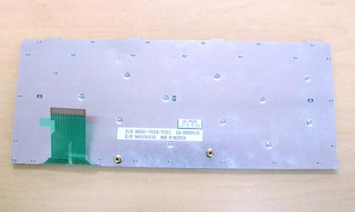 富士通:FMV-MF560W用 ノートパソコン キーボード 新品 グレー N860-7616-T051