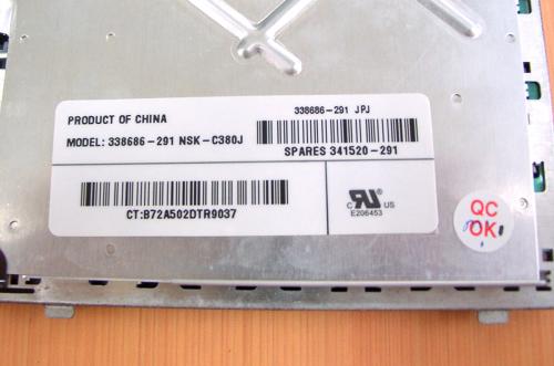 HP:Compaq nc8000/nw8000�� �Ρ��ȥѥ����� �����ܡ��� ���� �� NSK-C380J ���б�����͡�Compaq nc8000/nw8000