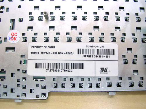 HP:Compaq nc6000���꡼���� �Ρ��ȥѥ����� �����ܡ��� ���� �� NSK-C360J ���б�����͡�Compaq nc6000���꡼��