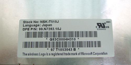 ���:CX1/212CMEW���� �Ρ��ȥѥ����� �����ܡ��� �� NSK-T510J ���� ���б�����͡�CX ���꡼���ΰ���