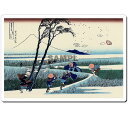 浮世絵マウスパッド 薄ぴた U4008 葛飾北斎 - 駿州江尻