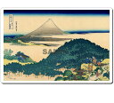 浮世絵マウスパッド 薄ぴた U4014 葛飾北斎 - 青山圓座枩(2)