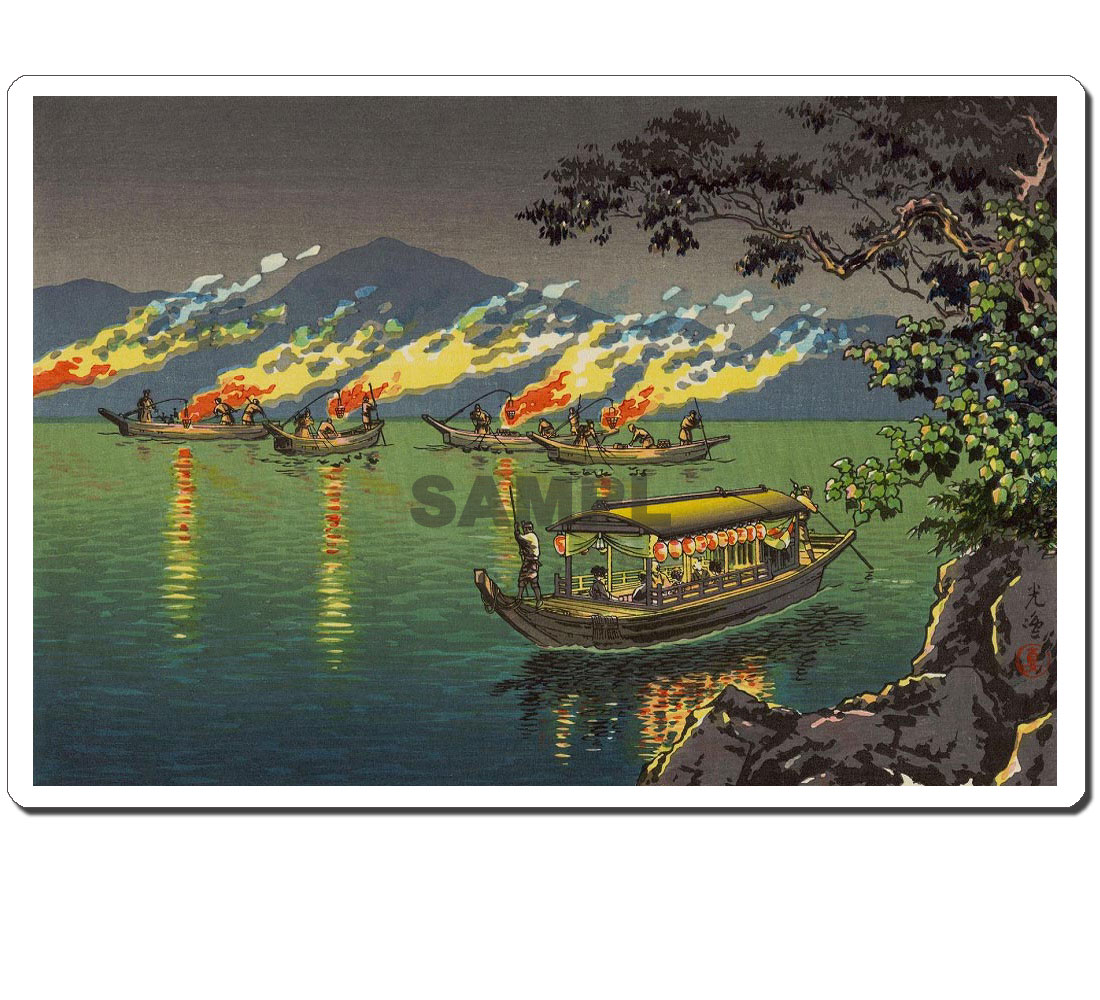 領収書は送付先名にて発行し商品に同梱させて頂きます。別名にてご希望の場合は備考欄にその旨ご記入下さい。浮世絵マウスパッド 14001 土屋光逸 - 長良川 鵜飼 ・光学式マウス対応のマウスパッドです。 ・もちろんボール式でも操作は可能です。...