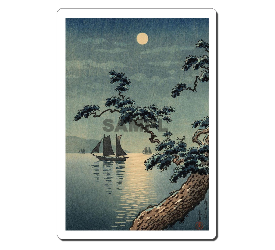 浮世絵マウスパッド　14015 土屋光逸 - 舞子の濱