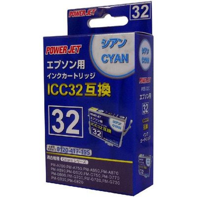 PC-SUPPLY㤨̵֡ȯ ENEX POWER JET ߴ󥯥ȥå 󥯻̸εǽåդ Epson(ץ ICC32б PEE-32CפβǤʤ580ߤˤʤޤ