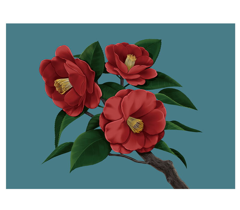 乐天商城 - オリジナルマウスパッド 椿