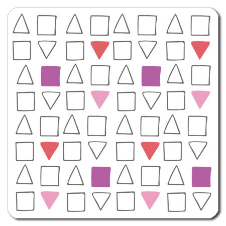 乐天商城 - 【送料無料クリックポスト発送】おしゃれな 携帯用 捺印マット サイズ約100 x 100mm　厚さ約2mm　NMN-001