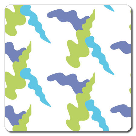 乐天商城 - 【送料無料クリックポスト発送】おしゃれな 携帯用 捺印マット サイズ約100 x 100mm　厚さ約2mm　NMN-016