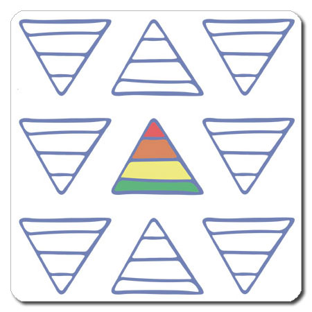 乐天商城 - 【送料無料クリックポスト発送】おしゃれな 携帯用 捺印マット サイズ約100 x 100mm　厚さ約2mm　NMN-034