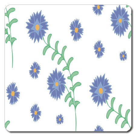 乐天商城 - 【送料無料クリックポスト発送】おしゃれな 携帯用 捺印マット サイズ約100 x 100mm　厚さ約2mm　NMN-068