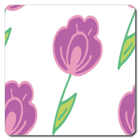 【送料無料クリックポスト発送】おしゃれな 携帯用 捺印マット サイズ約100 x 100mm　厚さ約2mm　NMN-071