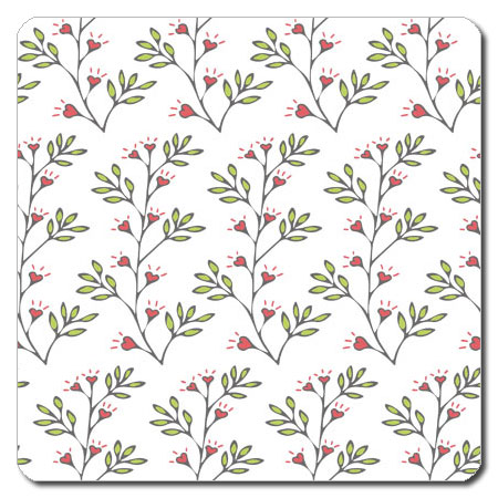 乐天商城 - 【送料無料クリックポスト発送】おしゃれな 携帯用 捺印マット サイズ約100 x 100mm　厚さ約2mm　NMN-096