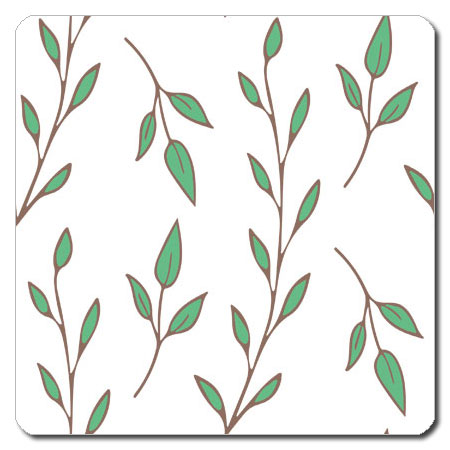 乐天商城 - 【送料無料クリックポスト発送】おしゃれな 携帯用 捺印マット サイズ約100 x 100mm　厚さ約2mm　NMN-098