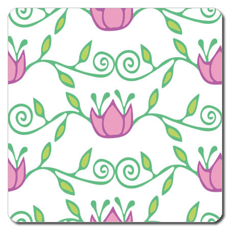 乐天商城 - 【送料無料クリックポスト発送】おしゃれな 携帯用 捺印マット サイズ約100 x 100mm　厚さ約2mm　NMN-100