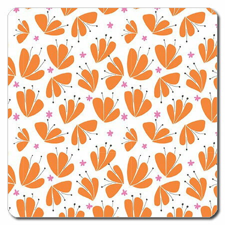 乐天商城 - 【送料無料クリックポスト発送】おしゃれな 携帯用 捺印マット サイズ約100 x 100mm　厚さ約2mm　NMN-124