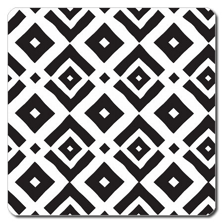 【送料無料クリックポスト発送】おしゃれな 携帯用 捺印マット サイズ約100 x 100mm　厚さ約2mm　NMN-261