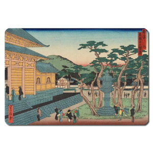 【送料無料】 浮世絵シール 13003 長谷川貞信 - 都名所之内 南禅寺大燈爐 133mm x 88mm U133S-13003