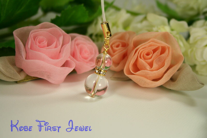 Rakuten - 【ギフト最適品】勇気とパワーを授け、幸せへと導いてくれる 水晶ストラップ プレゼントに大人気のひょうたん天然石ストラップ 色で選んでもよし 意味で選ぶのももちろんよし《KFJSR0006》【クリスタル神戸】