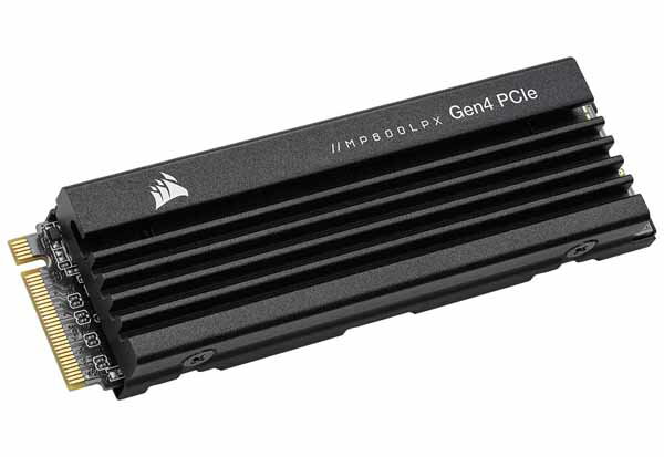 Corsair MP600 PRO LPX PCIe Gen4 x4 NVMe M.2 SSD 容量1TB PS5対応｜CSSD-F1000GBMP600PLP