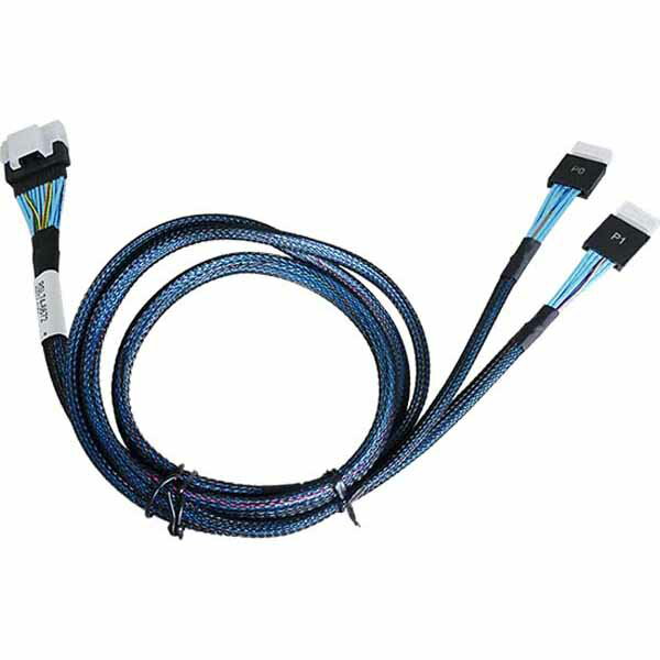 Rakuten - Areca SFF-8654 74P to 2x Oculink 42P ケーブル 1m 92.5ohm｜26II-1C5412-1M00