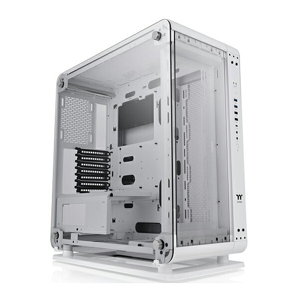 Thermaltake Core P6 TG -Snow- オープンフレーム型にカスタマイズ可能 ミドルタワー型PCケース ホワイト｜CA-1V2-00M6WN-00