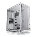 Thermaltake Core P6 TG -Snow- オープンフレーム型にカスタマイズ可能 ミドルタワー型PCケース ホワイト|CA-1V2-00M6WN...