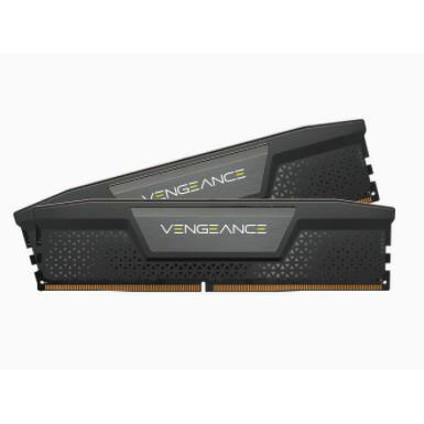 Corsair 64GB(32GBx2) DDR5 5200MHz(PC5-41600) UDIMM 40-40-40-77 VENGEANCE Black 1.25V｜CMK64GX5M2B5200C40