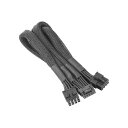 Thermaltake Sleeved PCIe Gen 5 Splitter Cables (Dual 8Pin to 12+4Pin)/600mm Thermaltake社製電源ユニット用 12VHPWRモジュラーケーブル｜AC-063-CN1NAN-A1