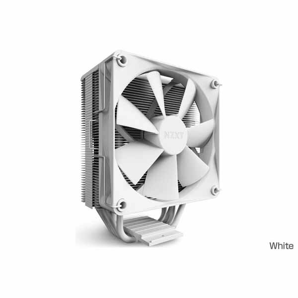 NZXT T120 White 最大2基のファンを取り付け可能 サイドフロー型CPUクーラー ホワイト｜RC-TN120-W1
