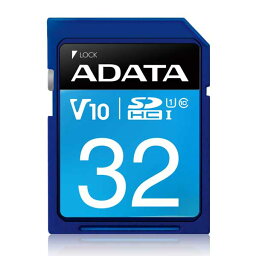 ADATA Premier SDHC 32GB UHS-I Class10 メモリーカード｜ASDH32GUICL10-R