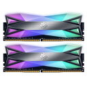 ADATA XPG SPECTRIX D60 32GB(16GBx2) DDR4 3600MHz(PC4-28800) U-DIMM RGB DUAL COLOR BOX TUNGSTEN GREY|AX4U360016G18I-DT60(2)