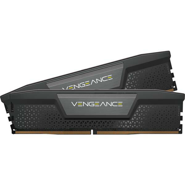 Corsair VENGEANCE 32GB(16GBx2) DDR5 6400MHz(PC5-51200) UDIMM 32-40-40-84 XMP 3.0 1.4V ブラック｜CMK32GX5M2B6400C32