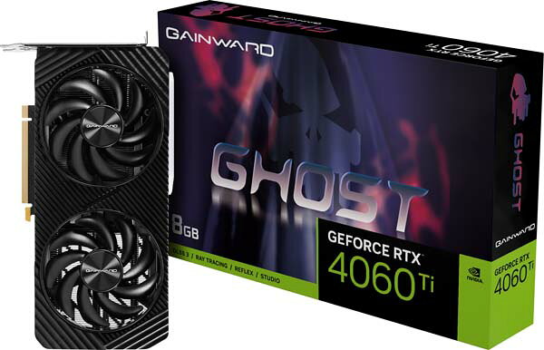 Gainward GeForce RTX 4060 Ti Ghost 8GBの商品画像