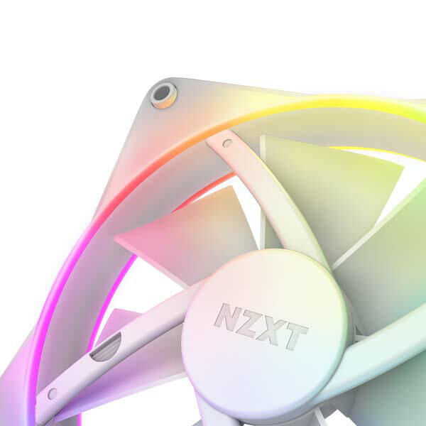 NZXT F140 RGB DUO [White] 140mm�ե��� �ۥ磻�ȡ�RF-D14SF-W1