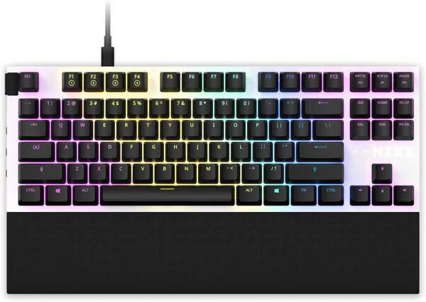 Rakuten - NZXT FUNCTION TENKEYLESS モジュラー式メカニカルキーボード [ 白 ] KB-1TKUS-WR｜KB-1TKUS-WR